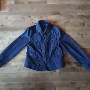 blue jacket